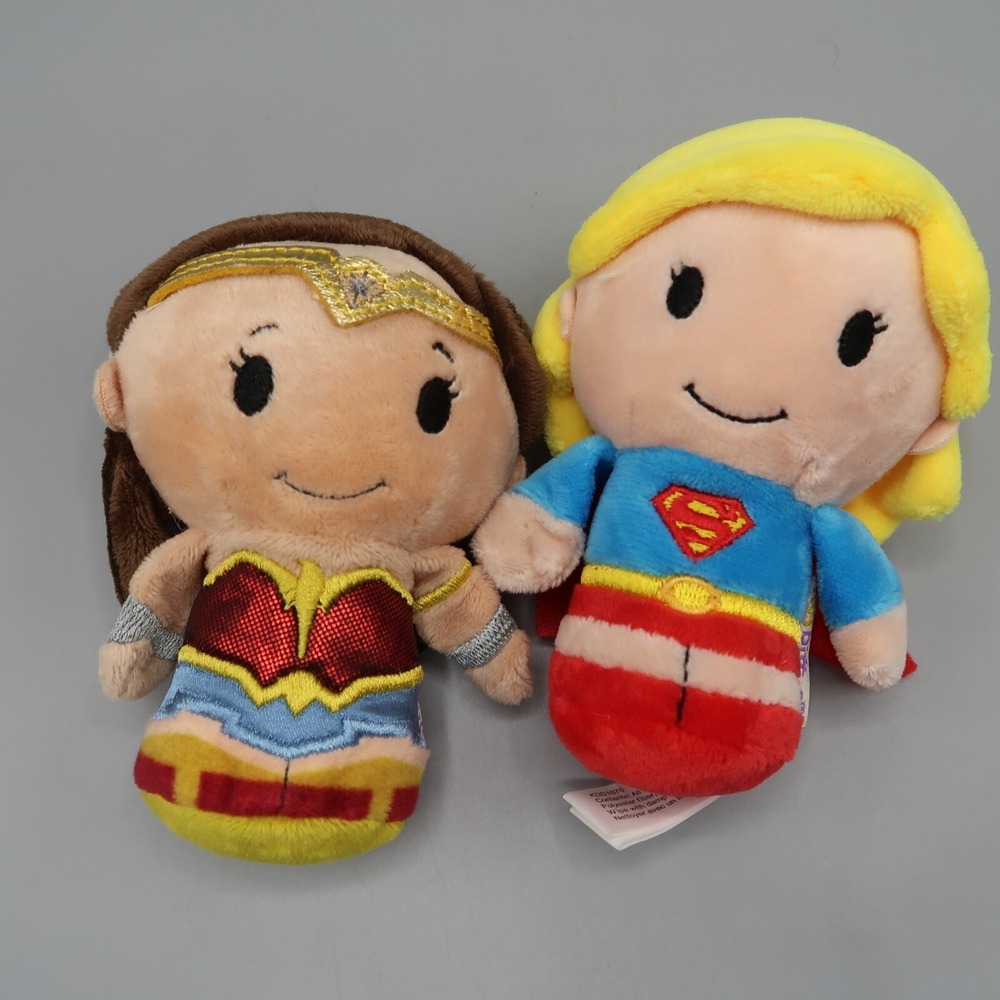 Disney Descendants Itty Bittys Wonder Women Supergirl Lot of 2 Plush